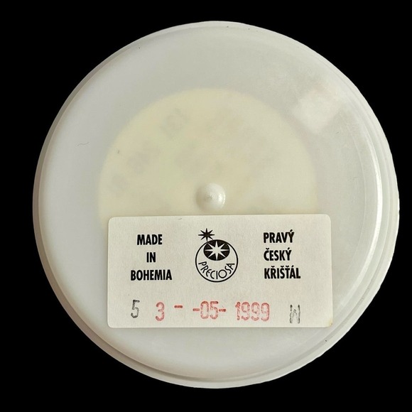 VTG Presiosa Bohemia Works Rainbow Crystal Aries Zodiac Figurine - Picture 14 of 15